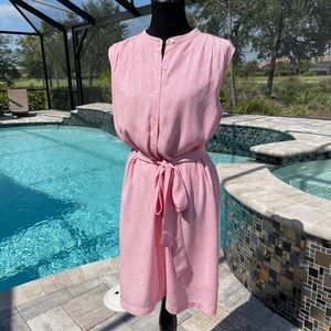 Loft Button Front dress